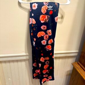 Adidas Navy /Floral track pants